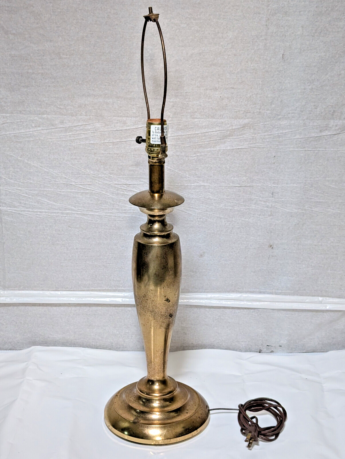 Stiffel Vintage, Brass, Table Lamp, Model 6247, 1970s, 28", Made in USA