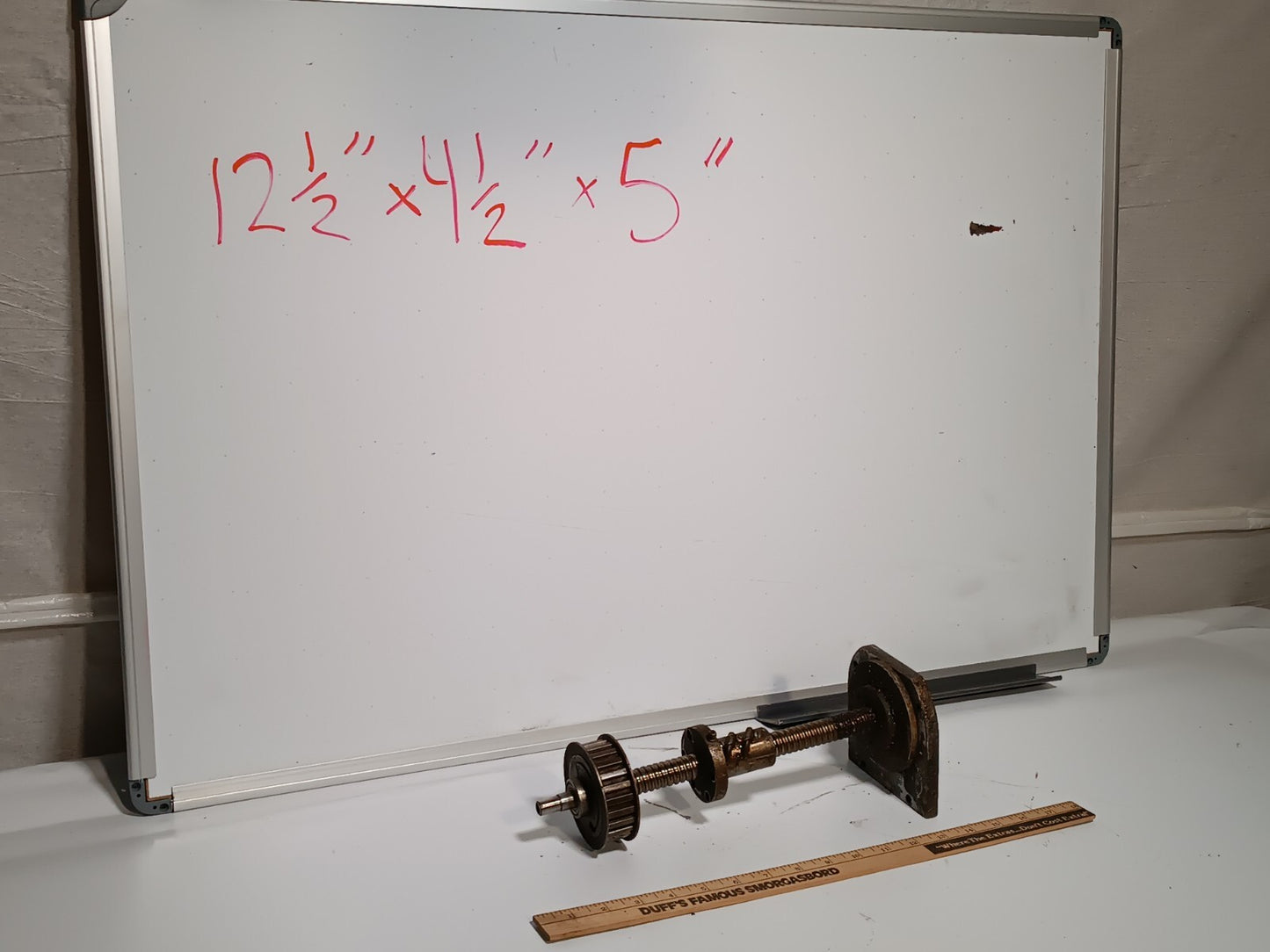12.5" Ball Screw Assembly with Taper-Lock 1210 1/2" Bushing