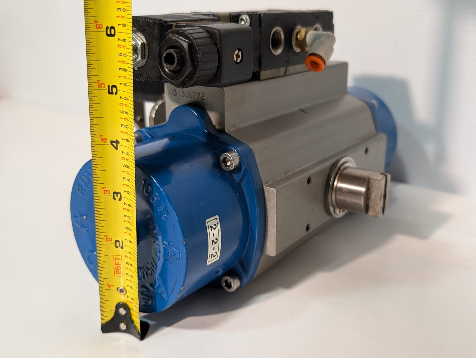 Spirax Sarco Ball Valve Pneumatic Actuator 150PSI 10BAR w/ Berkert 6519 Solenoid