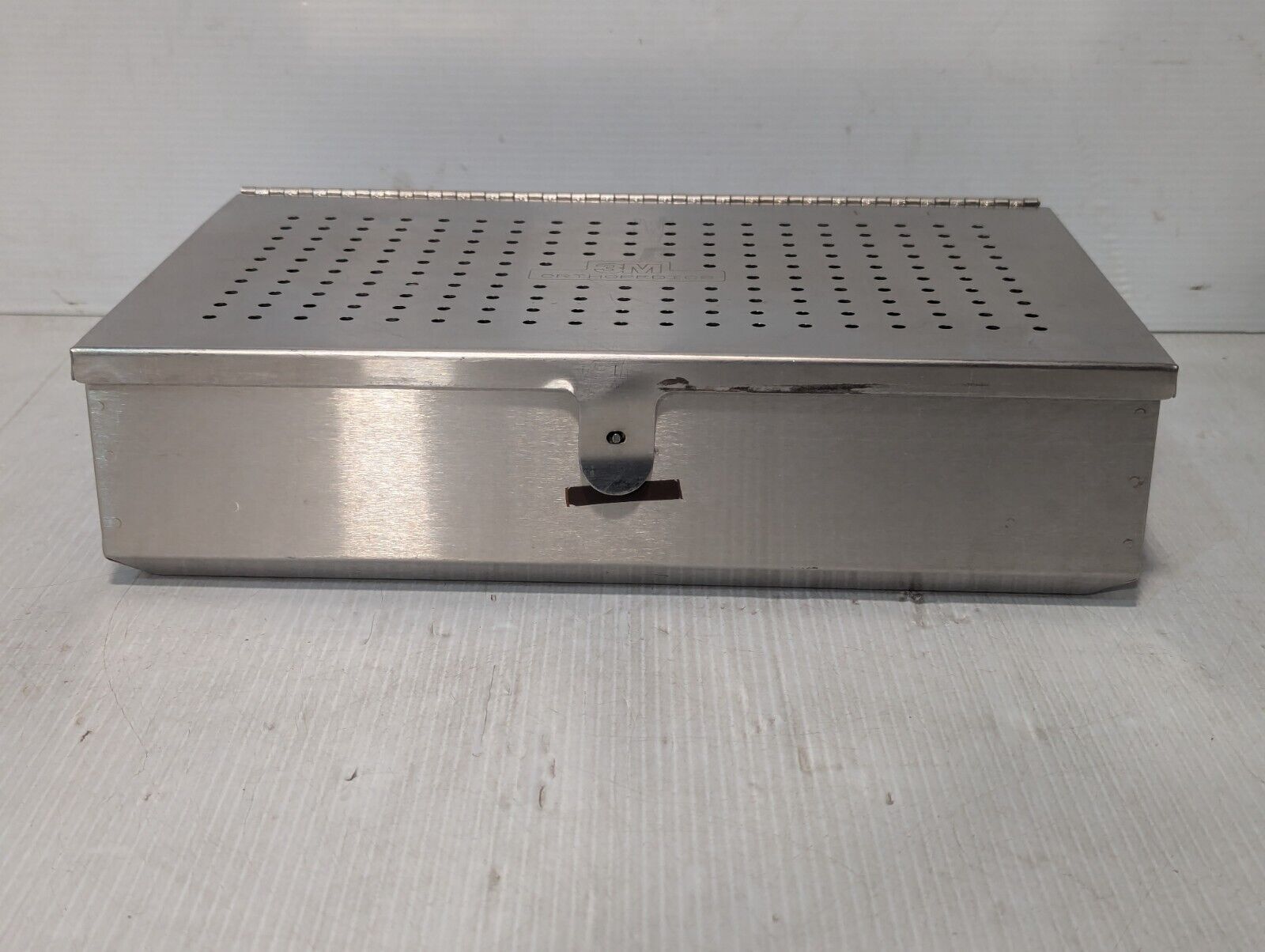 3M Orthopedics Hinged Metal Case, 14"W x 8.5"D x 3.5"D - Free Shipping 