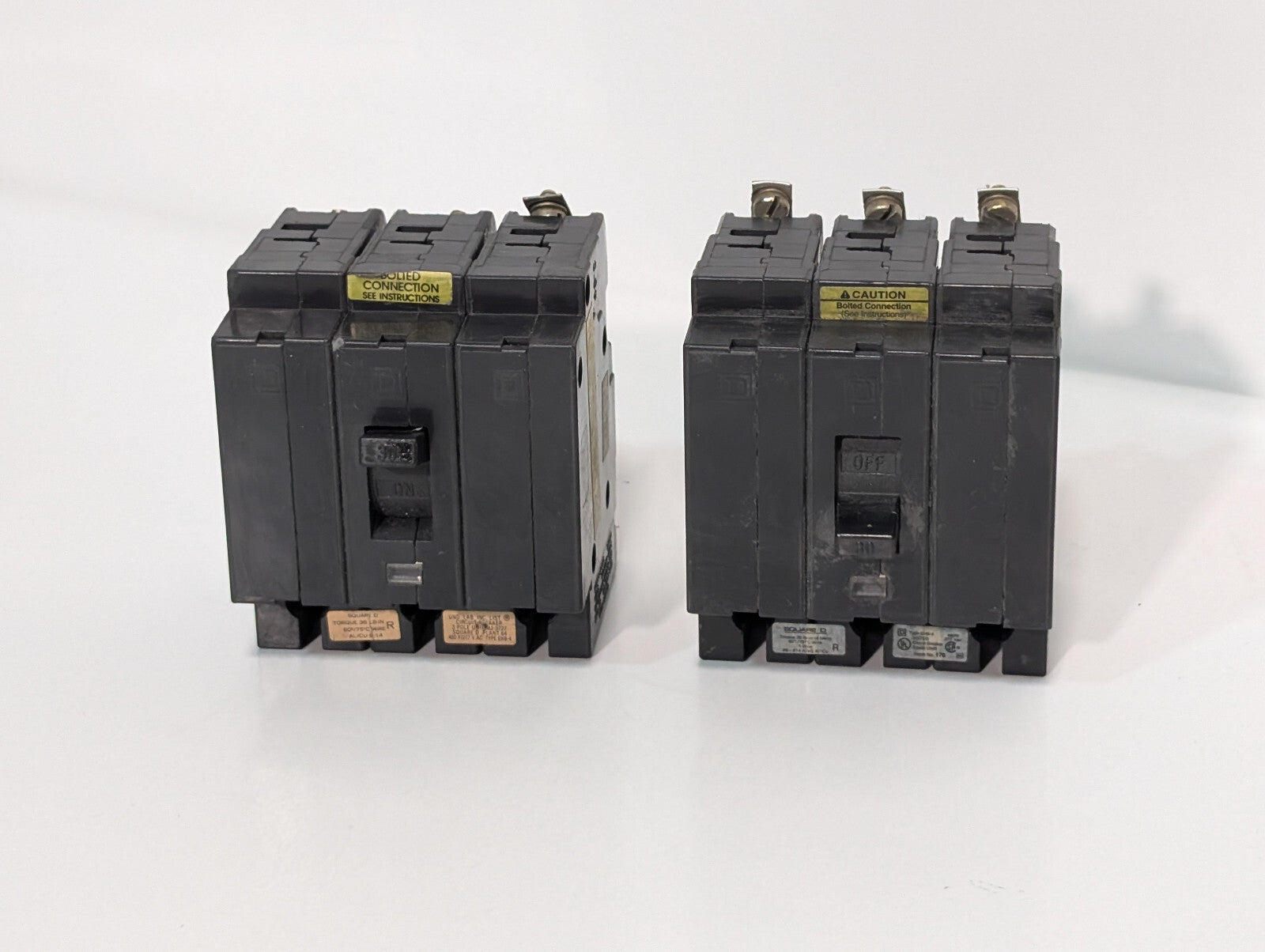 Square D EHB34030 Series 2 Circuit Breaker, 3-Pole, 30A, Bolt-On, Made in USA