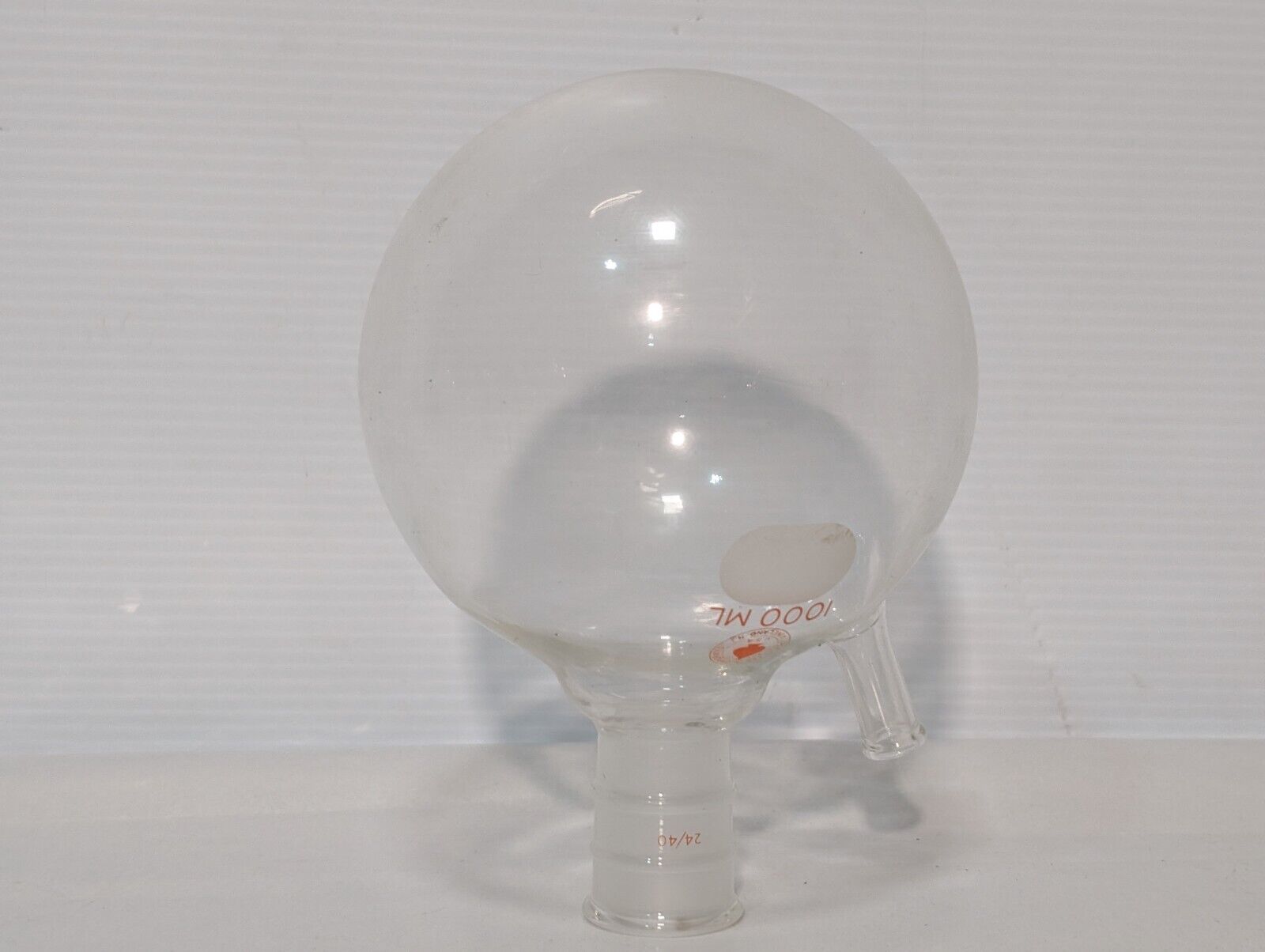 Ace Glass 1000ml Schlenk Flask, 24/40 Center Joint, Round Bottom