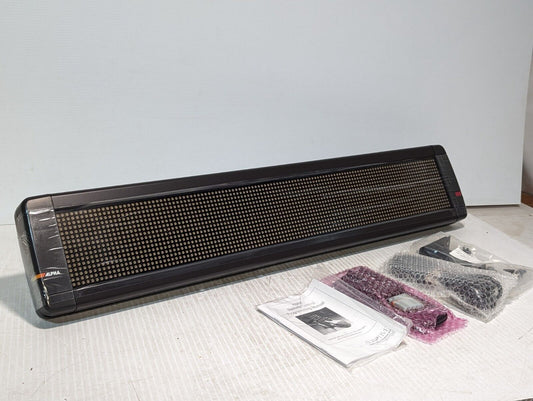 Adaptive 4120C Alpha LED Electronic Sign Display with Remote, 3 Color, 2 Lines