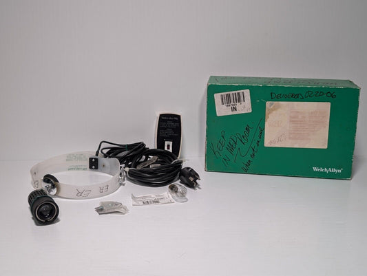 WelchAllyn 49003 halogen headlight with 79003 power supply
