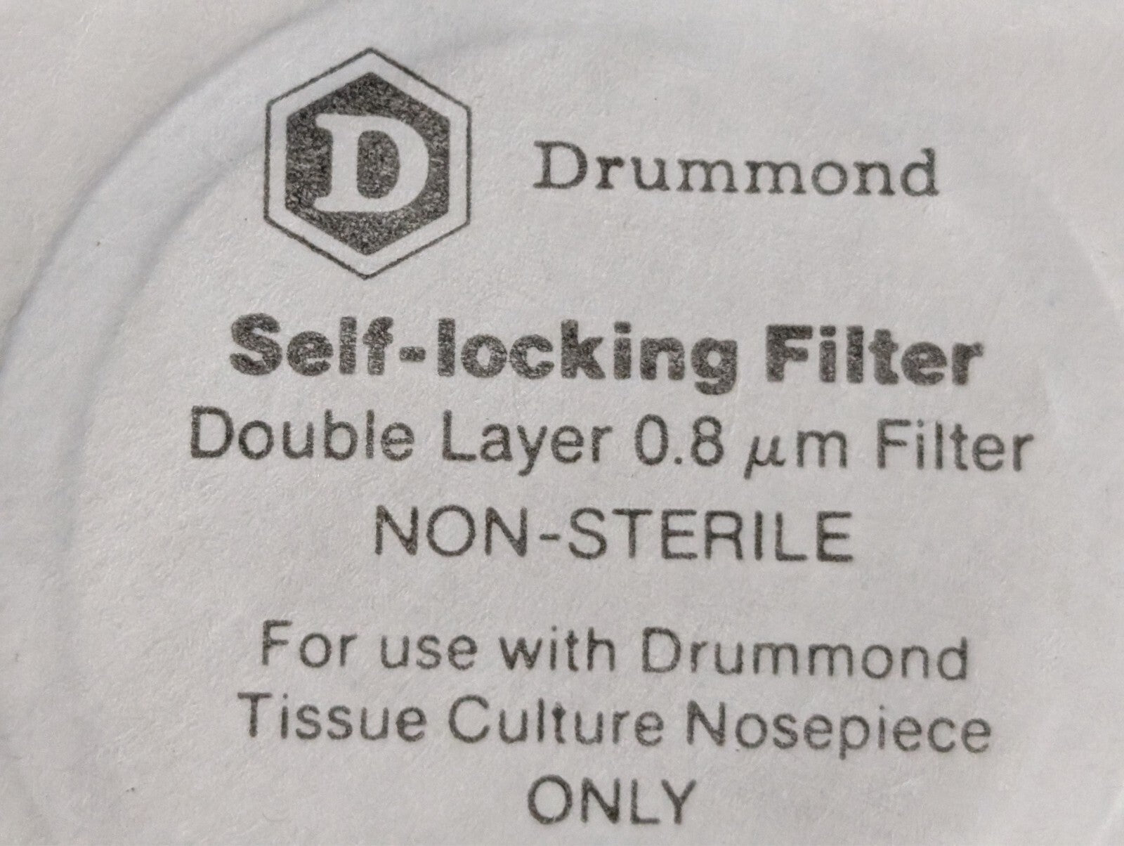 [3] NEW Drummond 4-000-051 Self Locking Filter Double Layer
