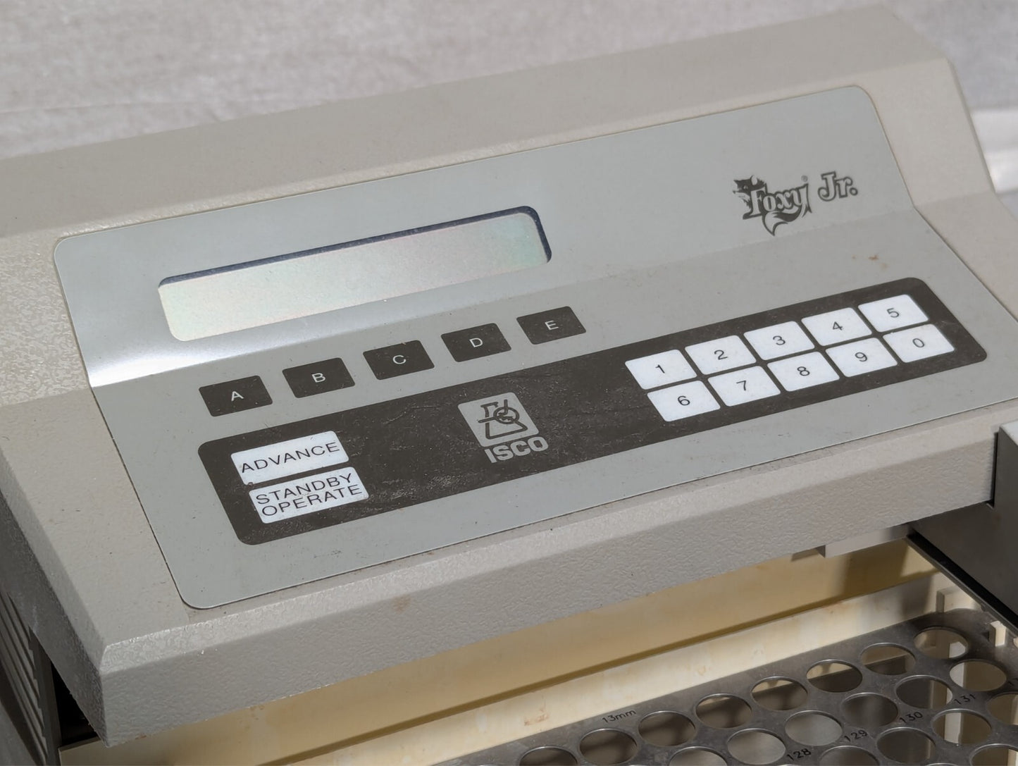 Teledyne ISCO Foxy Jr 623870001 Fraction Collector with 144 Tube Vial Tray