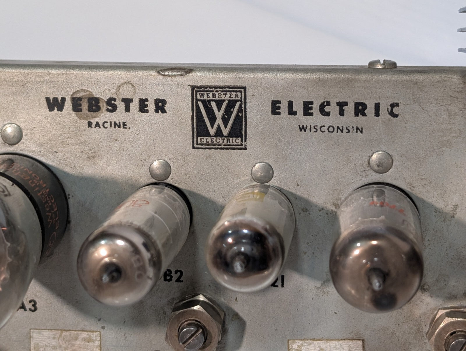 Vintage Webster Electric Analog Tube Amplifier, Possibly Model 2848/04
