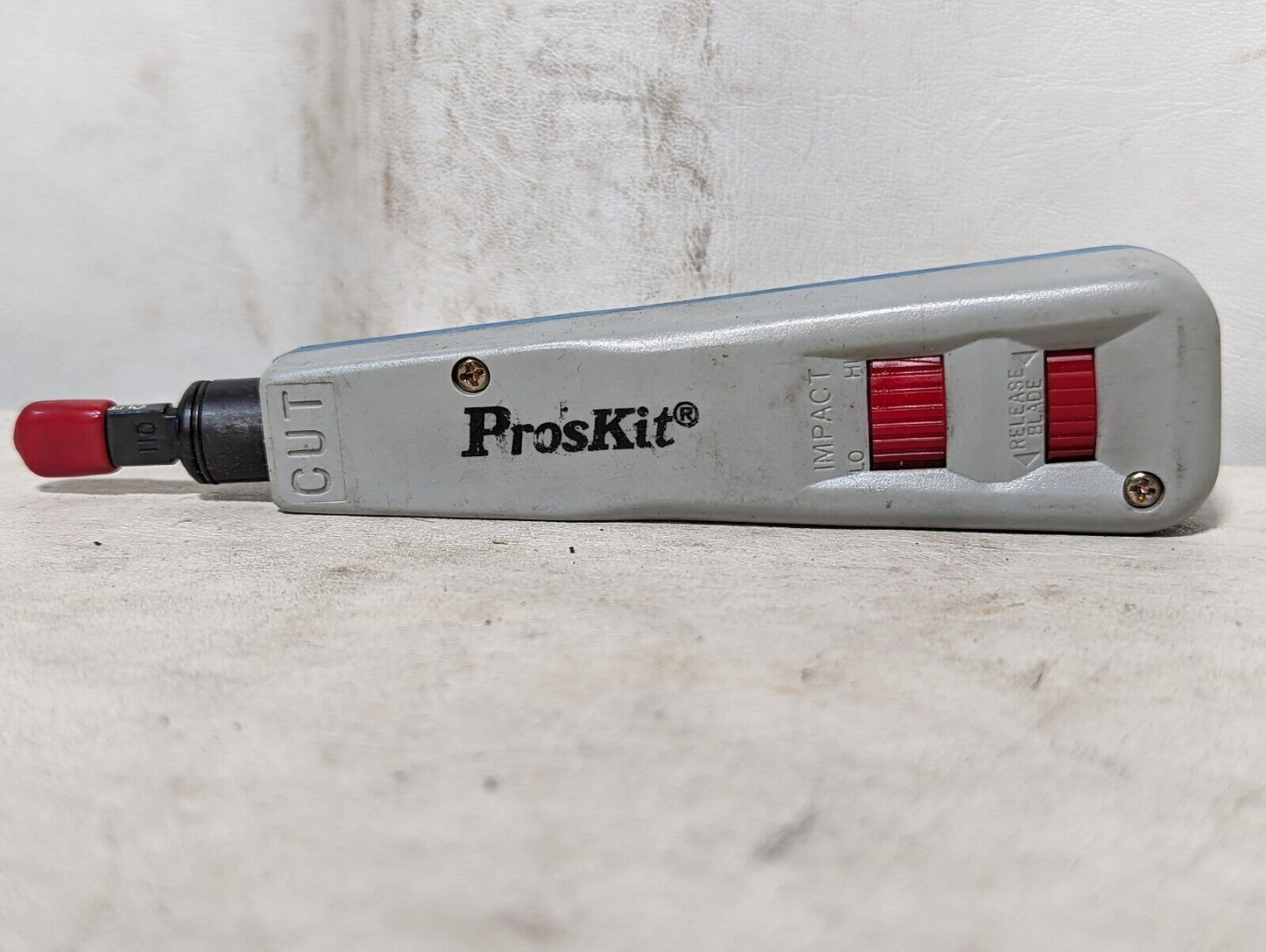 Lot of two punch down tools: ProsKit and Ideal, used, punchdown