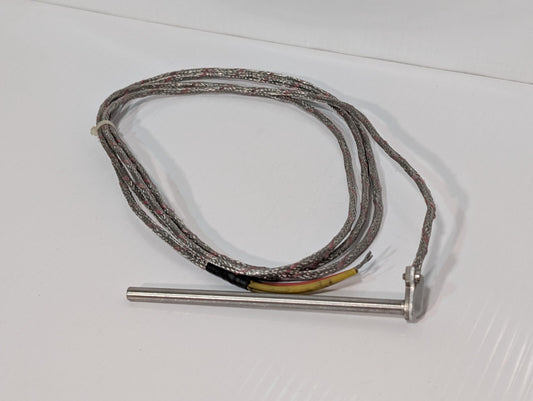 Unbranded Cartridge Heater, 4.5" Long, 3 Conductor Wires, 90 Degree, Long Cable