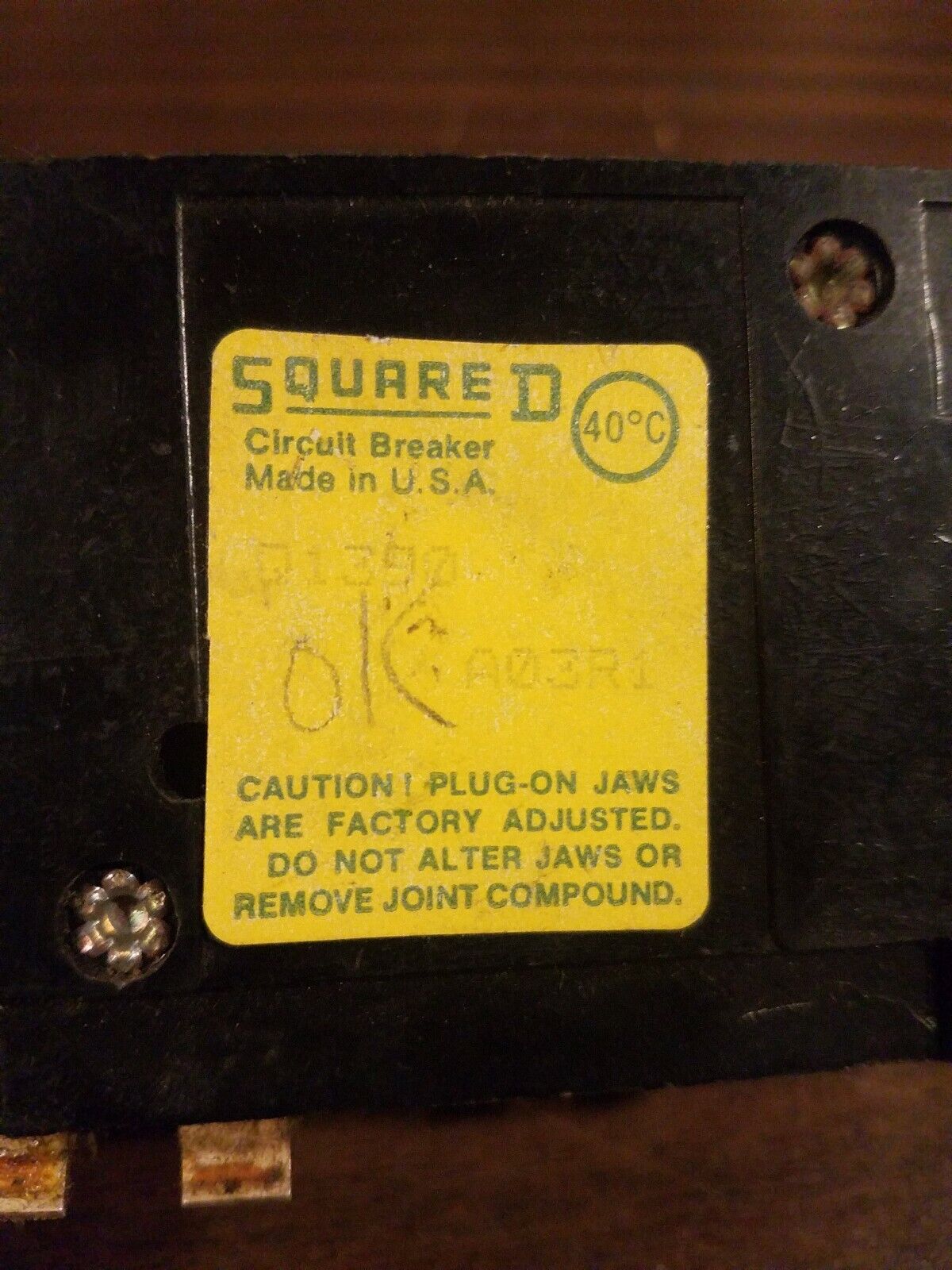 Square D Q1390, 90 amps, 3 pole, 240 VAC circuit breakers