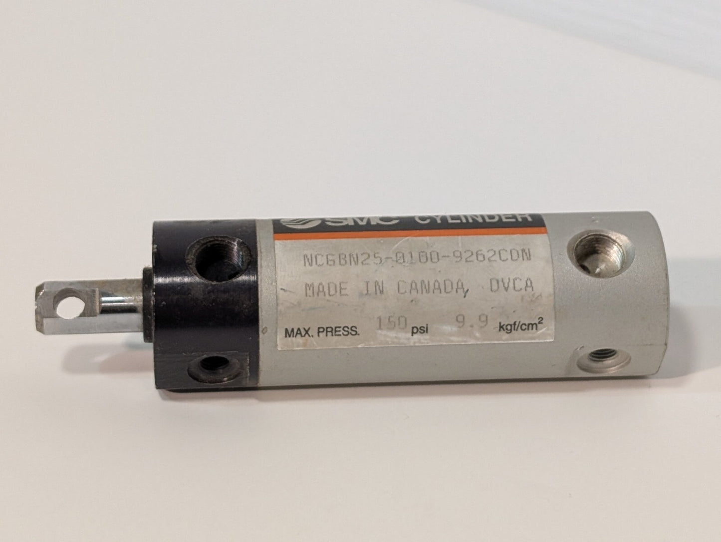 SMC Cylinder NCGBN25-0100-9262CDN Pneumatic Cylinder 150PSI 1" Stroke