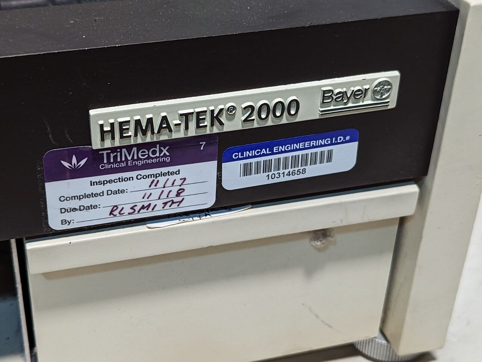 Bayer Hema-Tek 2000 Hematology Slide Stainer