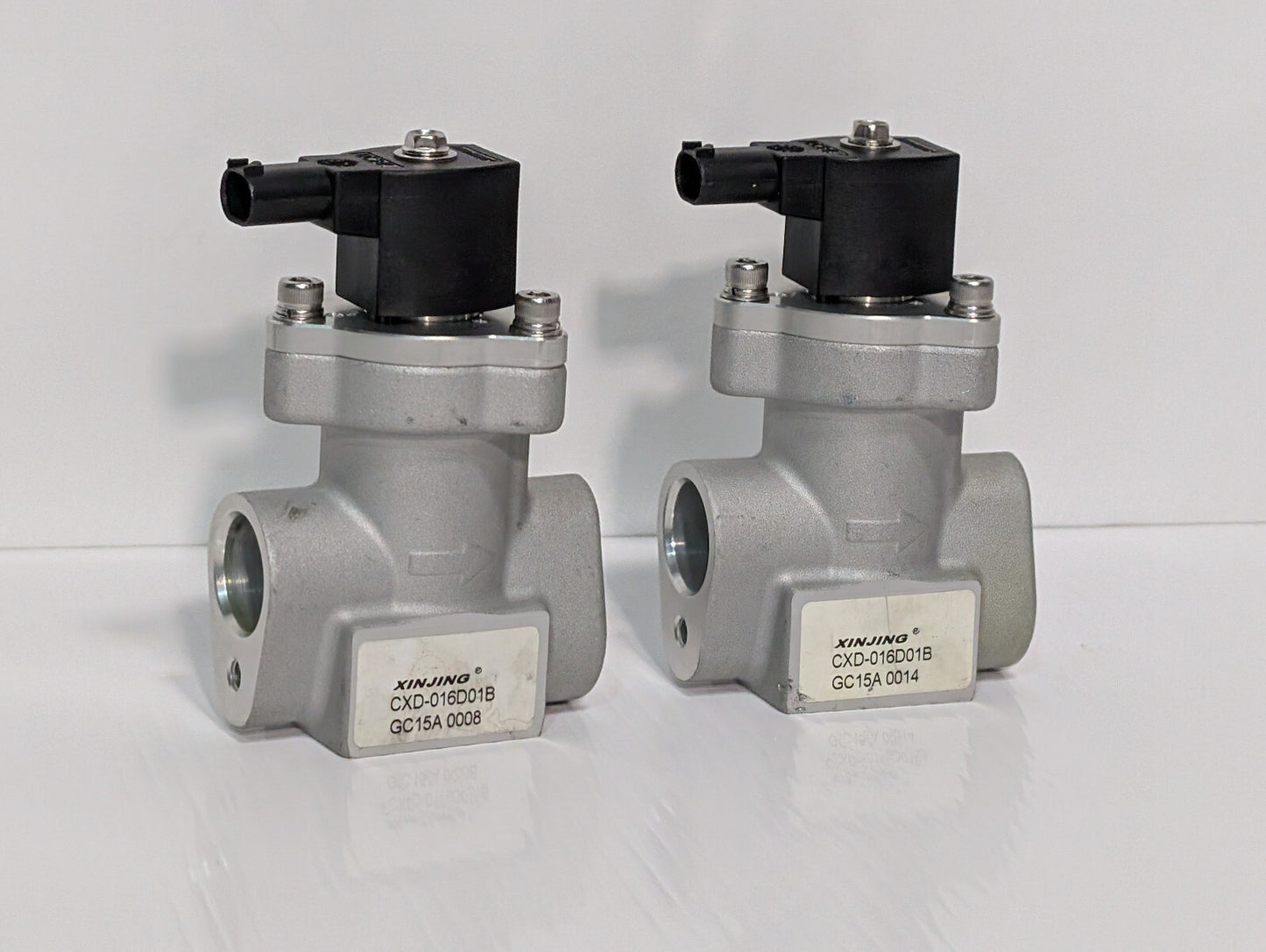Xinjing CXD-016D01B 2-Way GC15A Solenoid Valve, 24VDC, CXD016D01B, CXD-016-D0-1B