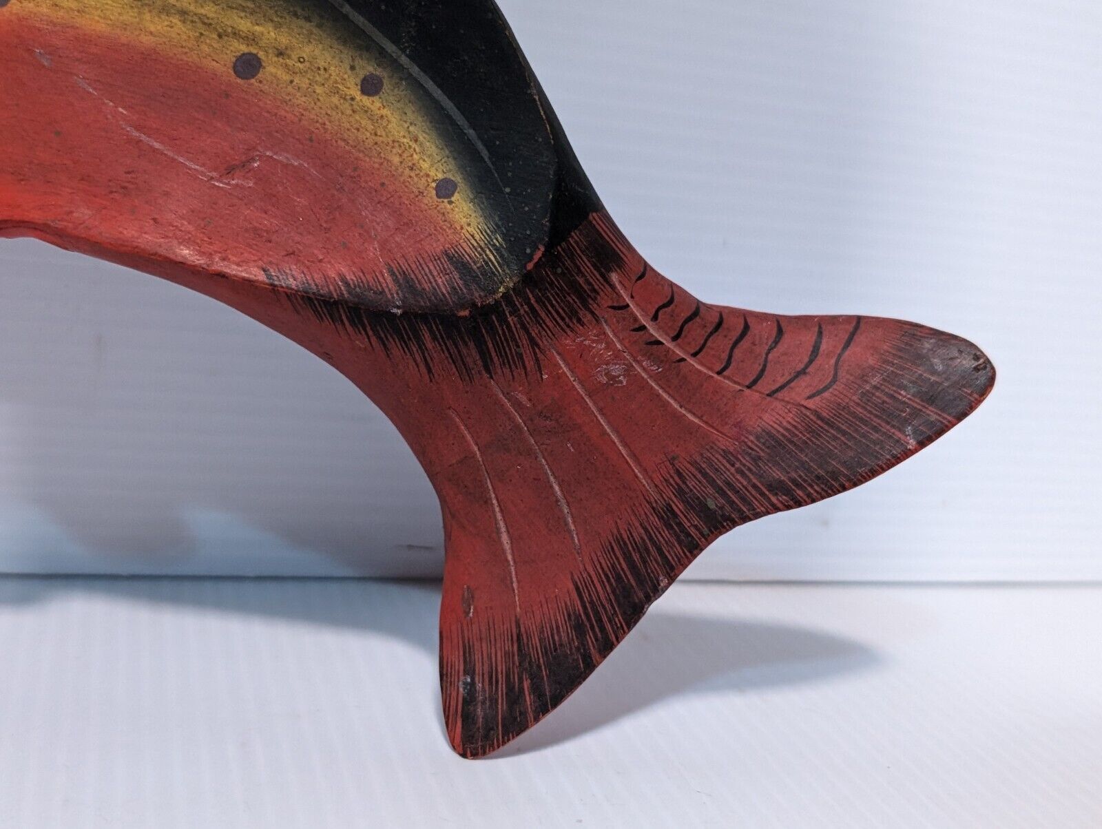 Wooden Fish/ Rainbow Trout Wall Fixture/ Wall Hanging - Free Shipping