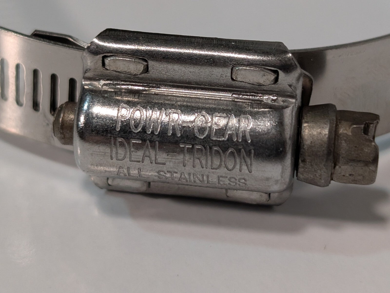 [35] Ideal Tridon Pow'r-Gear 6X300 Hose Clamp Size 412, Extended Range Stainless