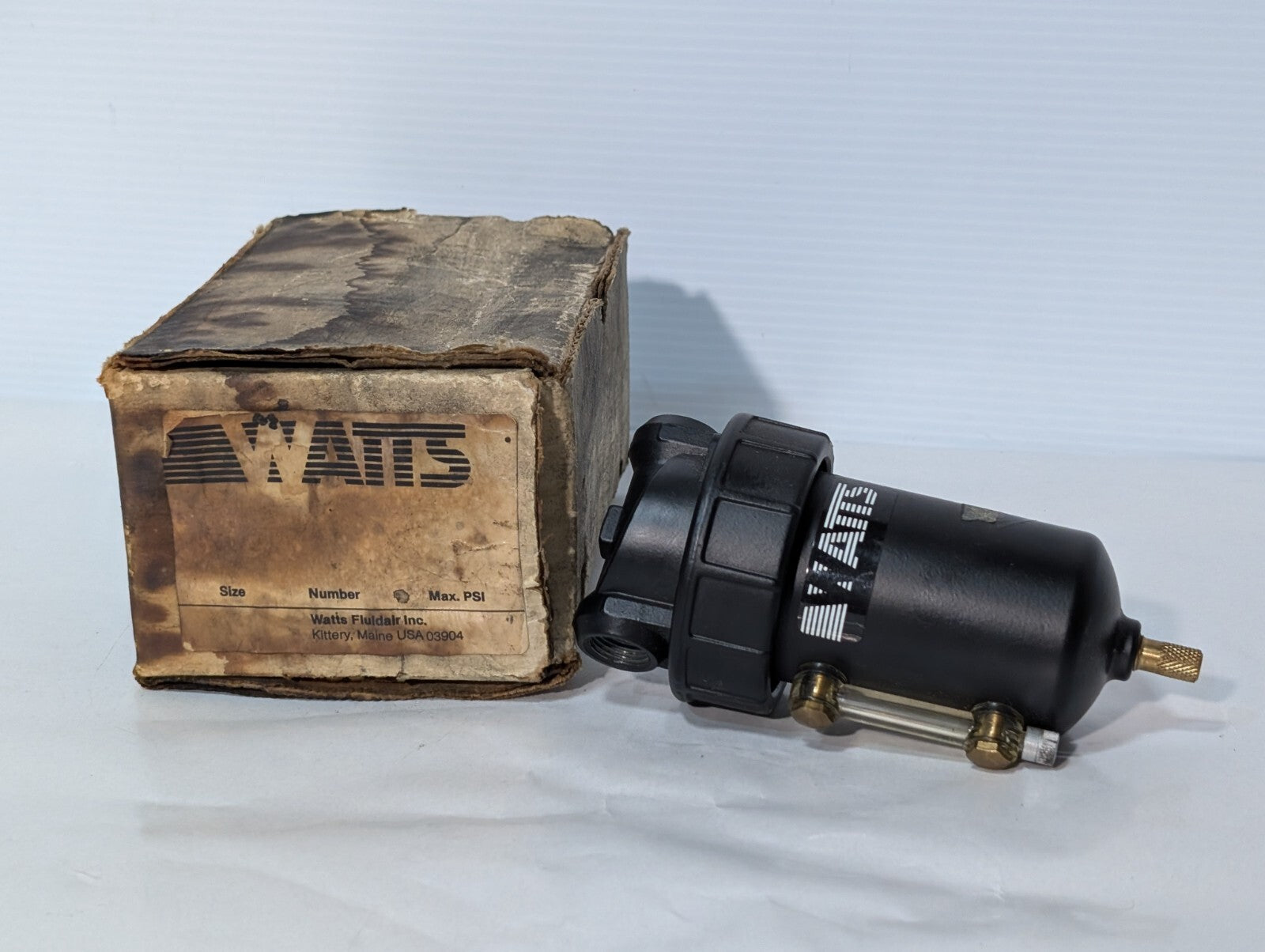Watts Fluidair F602-03WJ M5 Pneumatic Filter, 250psi, 150º F Max Temp