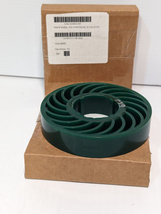 5340-10-000-6305 141K146H02 Polyurethane Pinch Wheel, D=150, H=30-Free Shipping