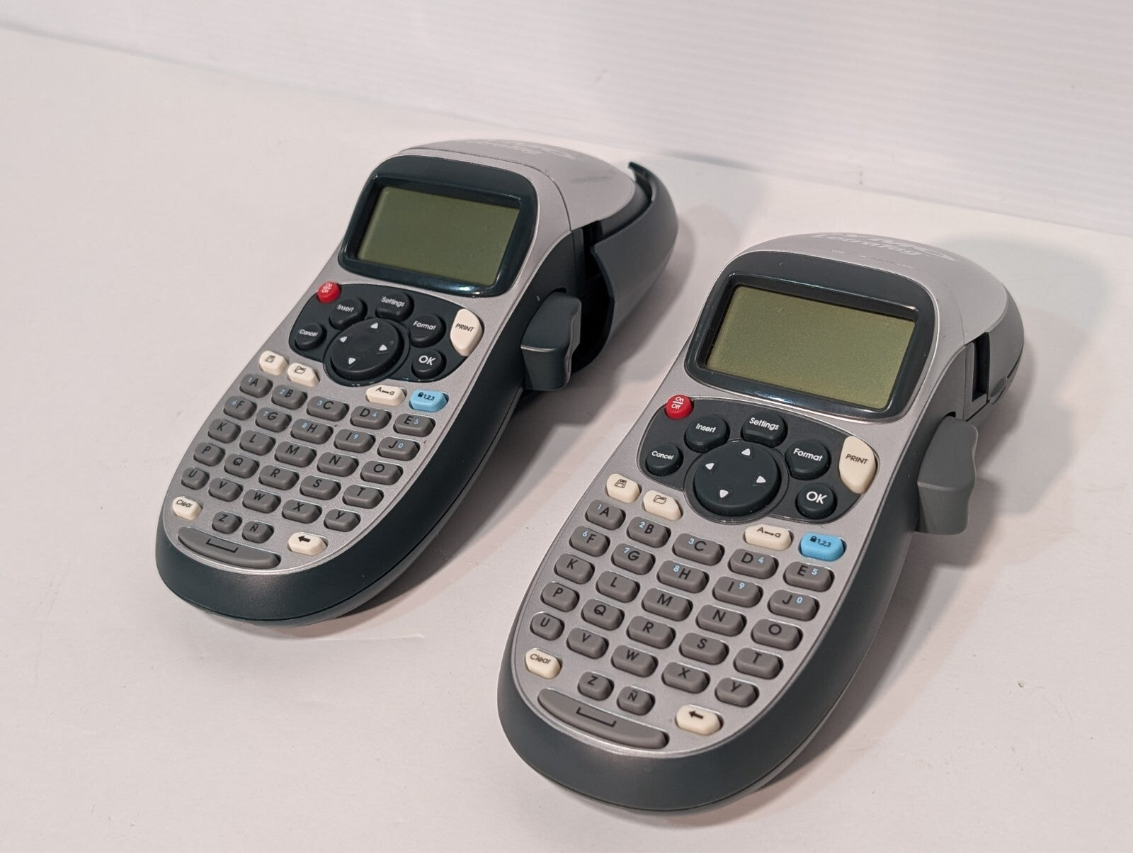 (2) Dymo LetraTag Label Maker, MPN 100H or LT-100H or 19752 UNTESTED, AS-IS