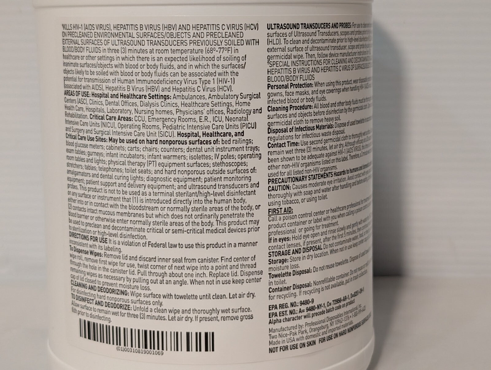 Steris 2D93Q0 Revital-Ox Rigid Container System, w\ Clean-up Kit, 6" x 13" x 21"