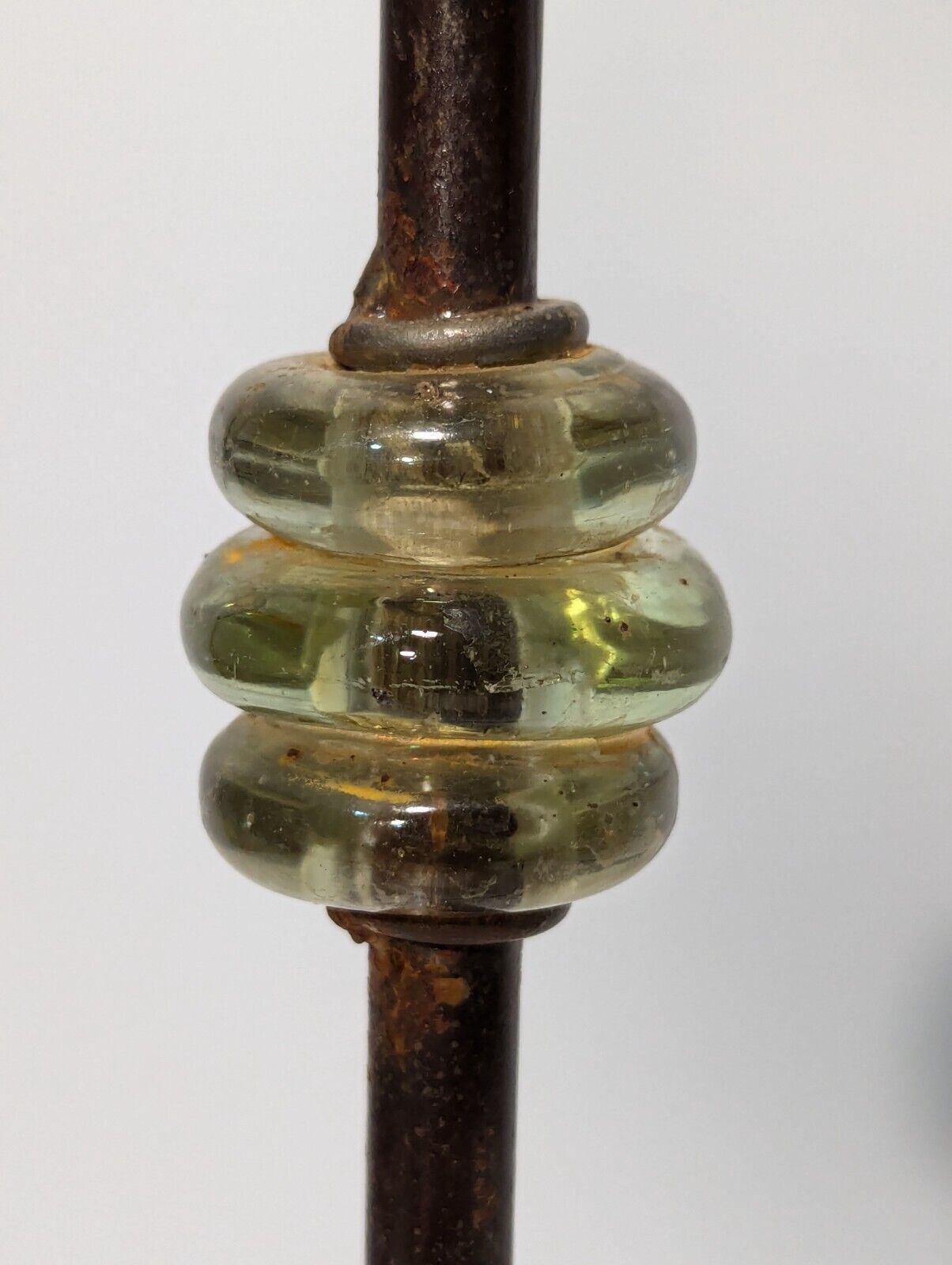 Unique and Rare Wrought Iron Pedestal Display \ Candle Holder - Free Shipping
