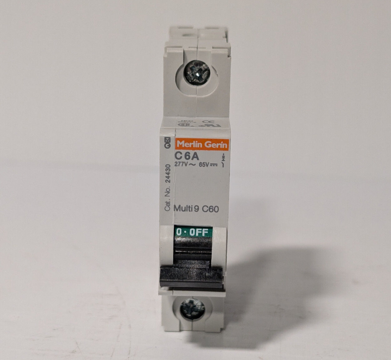 Square D Schenider MG 24430 Miniature Supplementary Protector, 6A, 1 pole, C cur