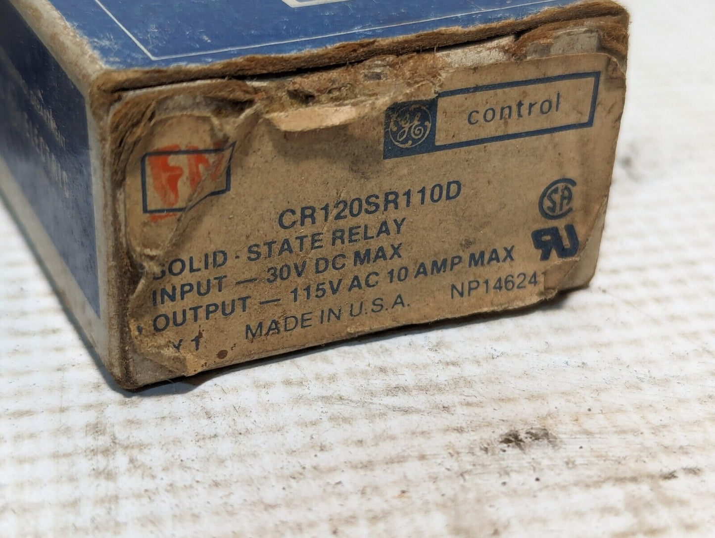 General Electric Solid State Relay CR120SR110D - Free Shipping