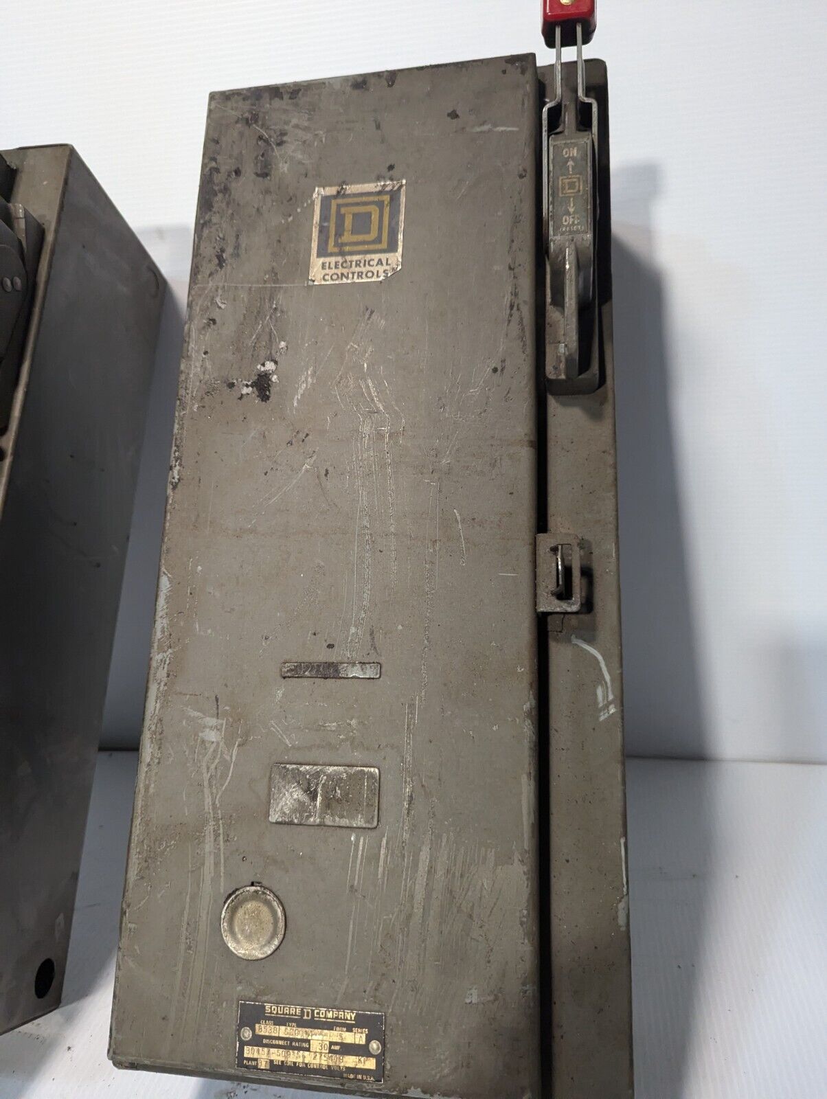 Square D 8538SCG14S combination motor starter, NEMA size 1, 30A - Free Shipping