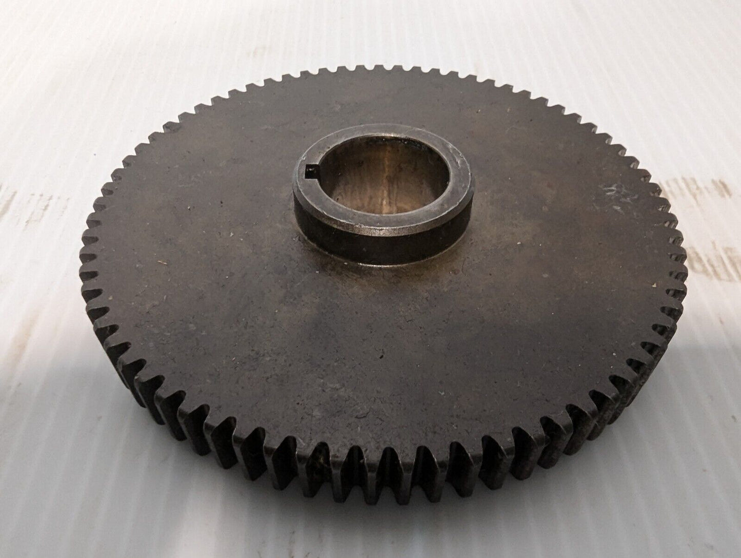 73 Tooth Gear 4.5" Diameter 1" Notched Bore .5" Plate Thickness - Free Shipping