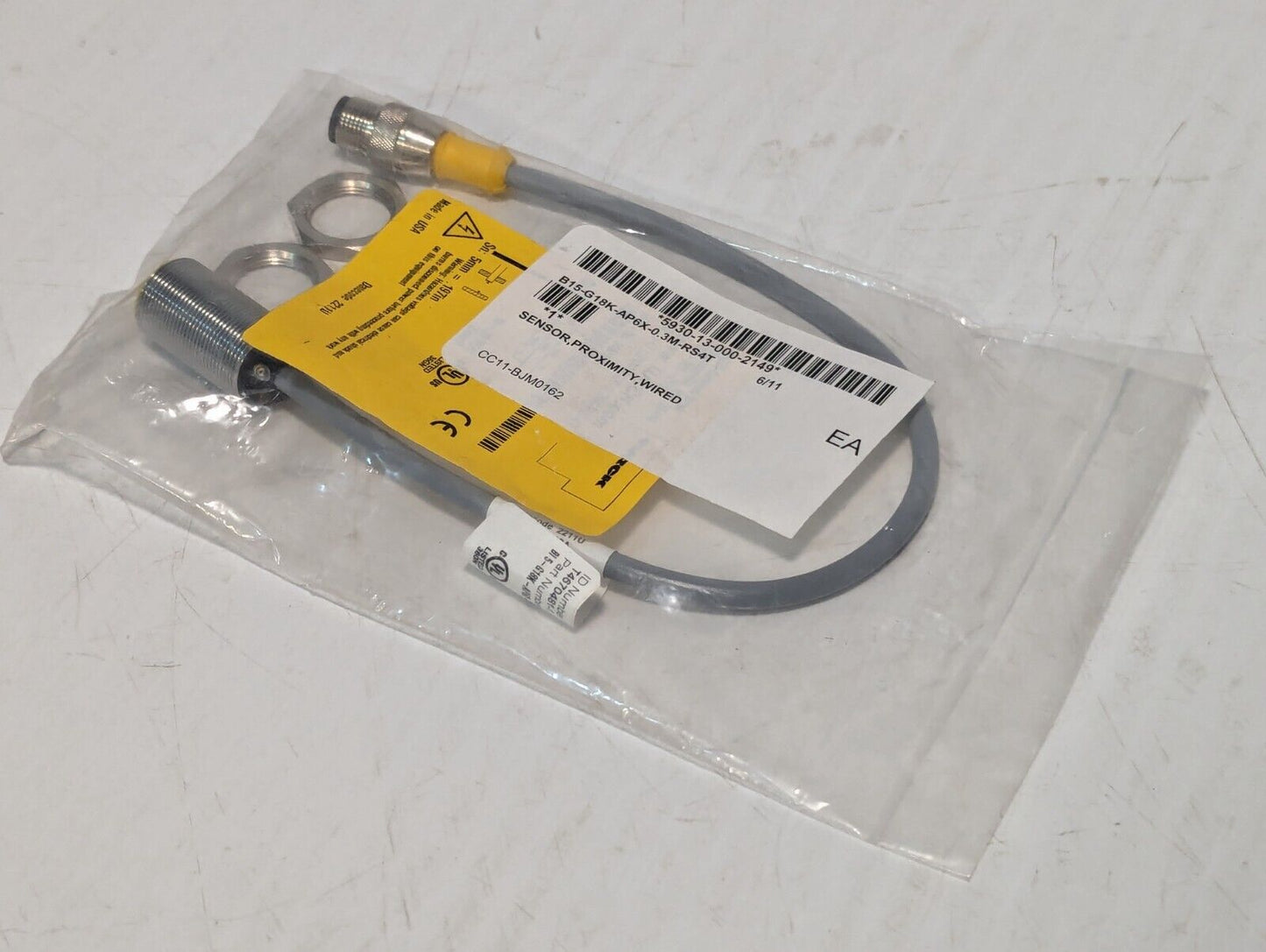 Turck BI5-G18K-AP6X-0.3M-RS4T Wired Proximity Sensor - Free Shipping