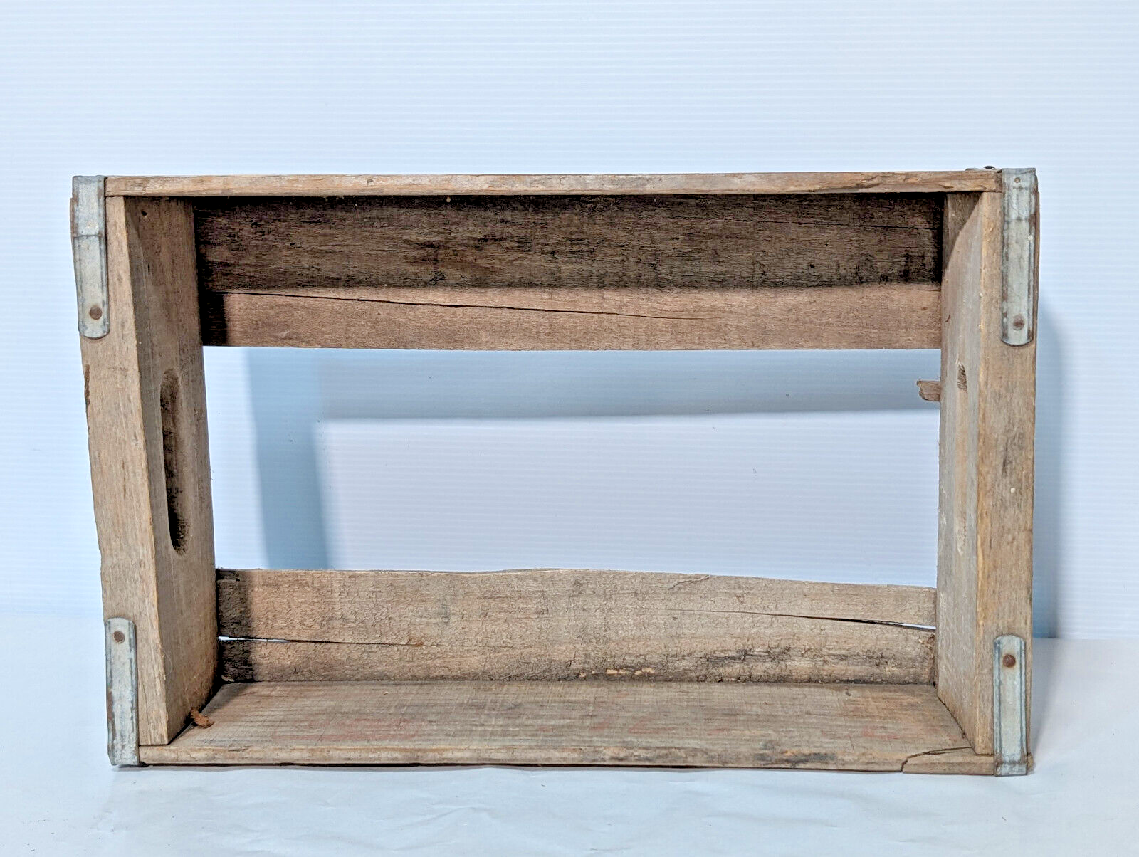 Vintage Antique Seven Up 7-UP Wooden Soda Pop Beverage Crate Box Fresh Up 1950s