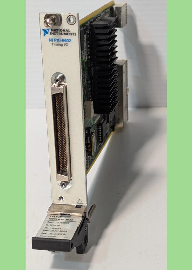 National Instruments PXI-6602 Counter/Timer Module, 8 Channel, 5V - Free Ship