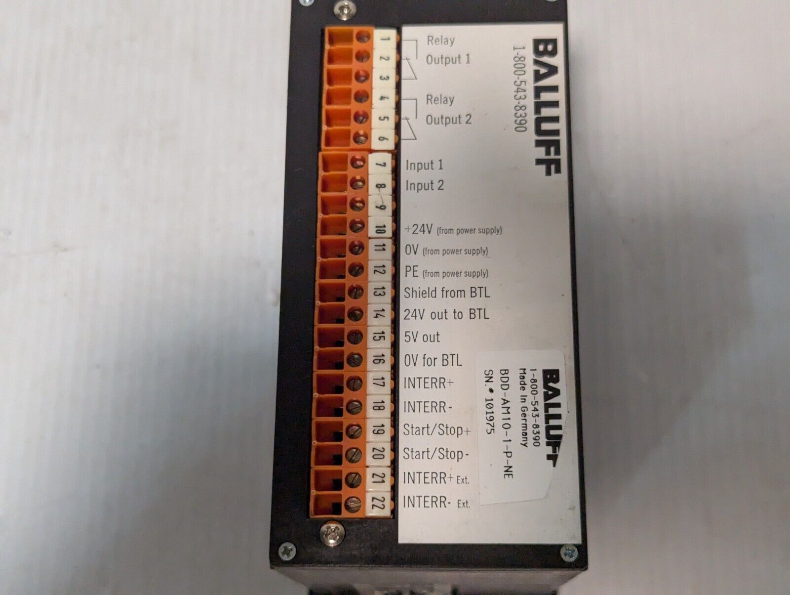 Balluff BDD-AM10-1-P-NE Digital Display - Free Shipping+Returns