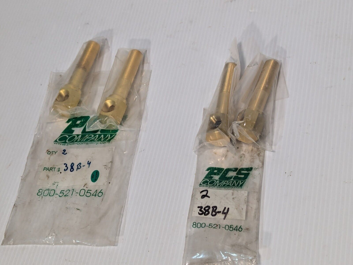 Lot of 4 PCS Company 38B-4 Brass Extension Elbows - Free Shipping