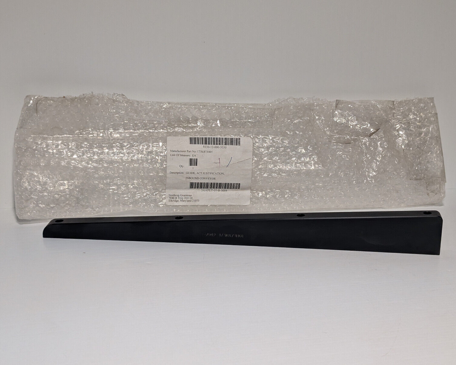 97942- 173K873H01 Inbound Conveyor, Guide, Act Justification Component