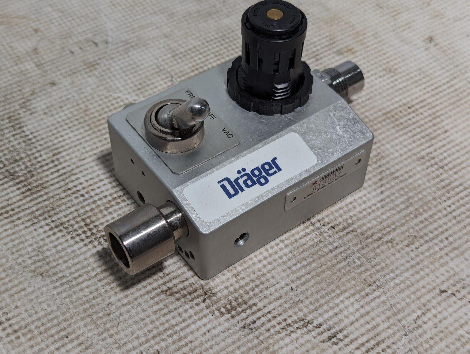 Draeger vacuum switching valve as pictured
