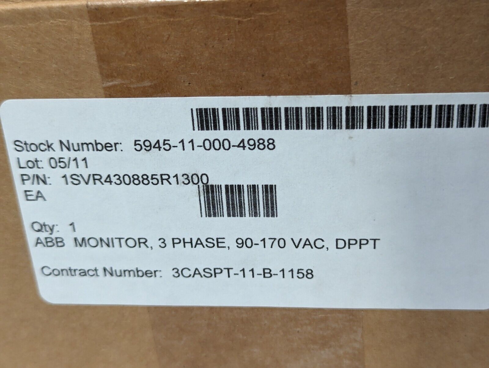 ABB CM-MPS off delay with aux voltage time relay 1svr430885r1300 - Free Shipping