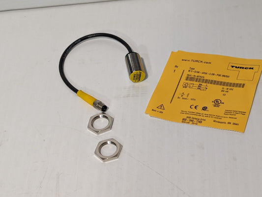 Turck BI5-G18K-AP6X-0.2M-PSG 3M/S90 Inductive Sensor - Free Shipping