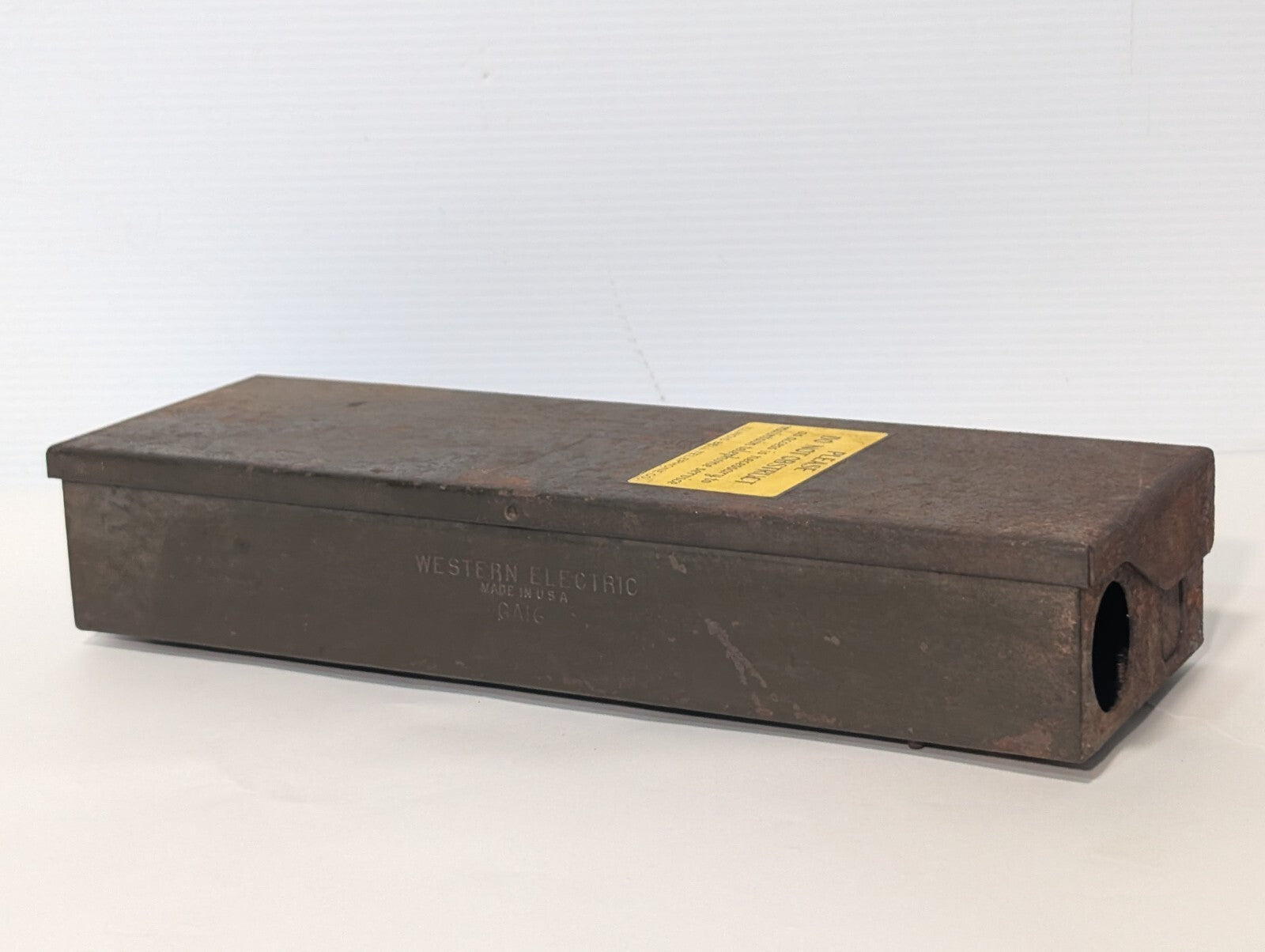 Vintage Western Electric GA16 Terminal Connection Box, Illinois Bell Telephone
