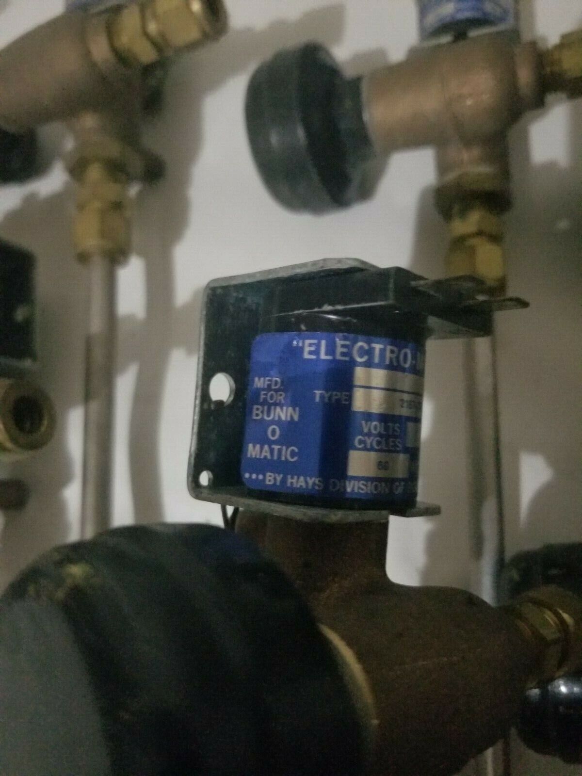 Electro-mite 2167-7011EA valve, 120VAC, 60Hz, 14W, 125PSI for Bunn O Matic