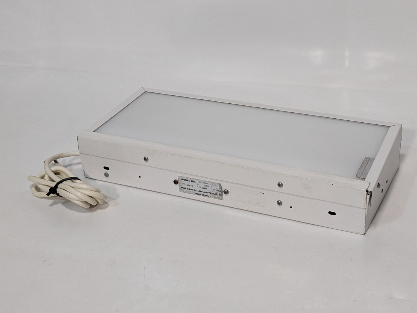 Star X-Ray DE100WH Dental X-Ray View Light Box 110V 0.35A60Hz Made In USA