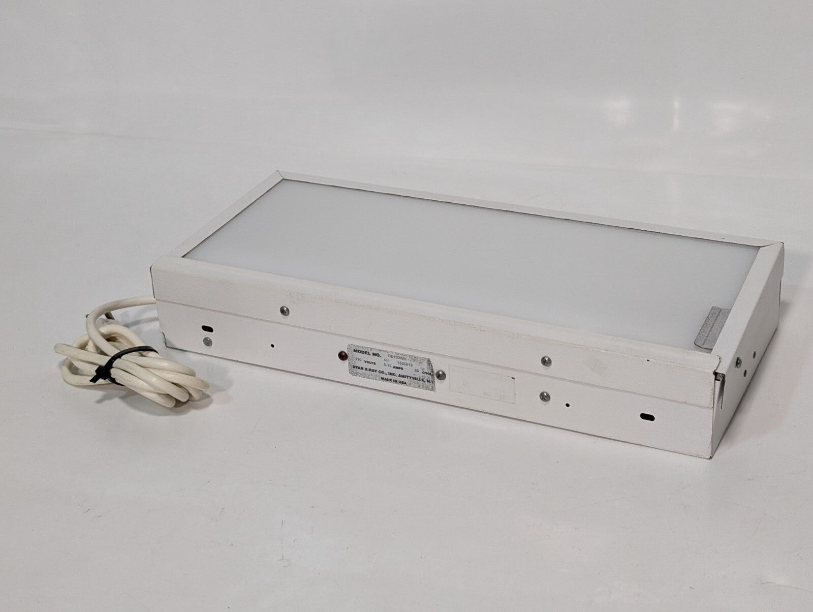 Star X-Ray DE100WH Dental X-Ray View Light Box 110V 0.35A60Hz Made In USA
