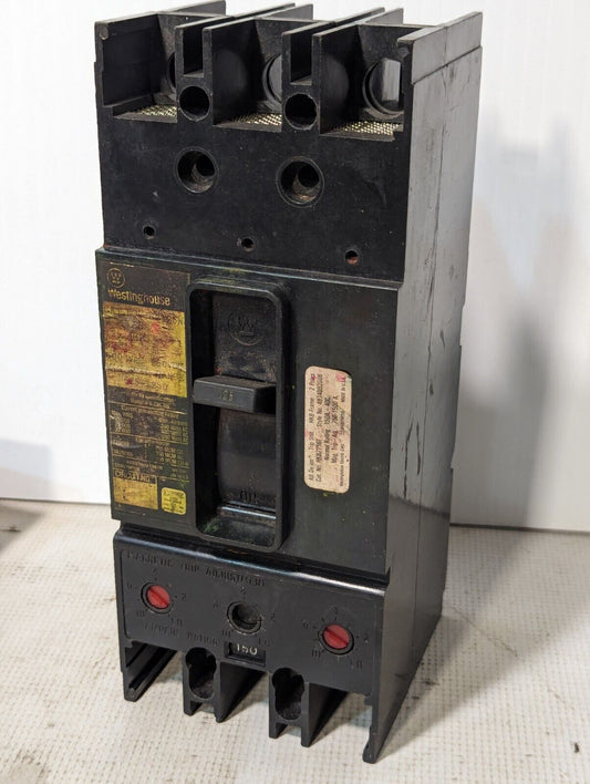 Westinghouse JB2125W Molded Case Circuit Breaker 125A,  600vac \ 250vdc, 2-Pole