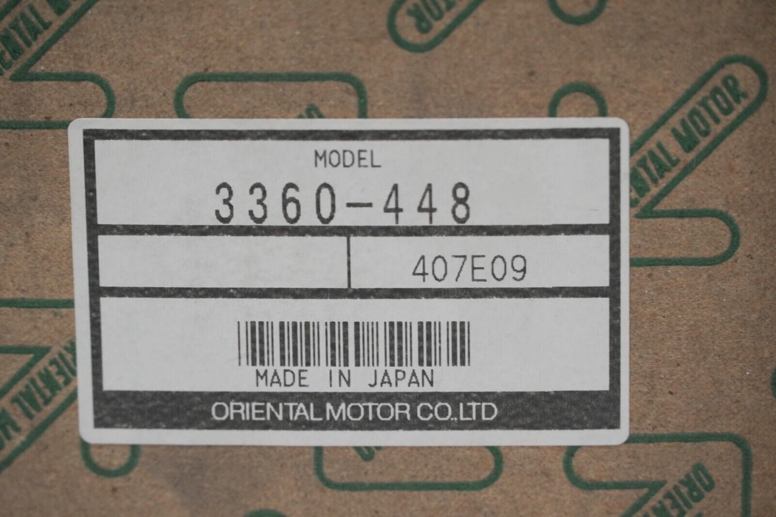 Oriental Motor 3360-448 reversible motor, 175/200rpm, 30min, 4.5/5.7W, 100VAC