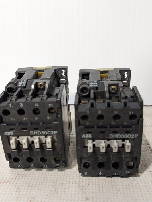 ABB BHD30C2P Control Contactor, 30A, 500V, 2-Pole, A600