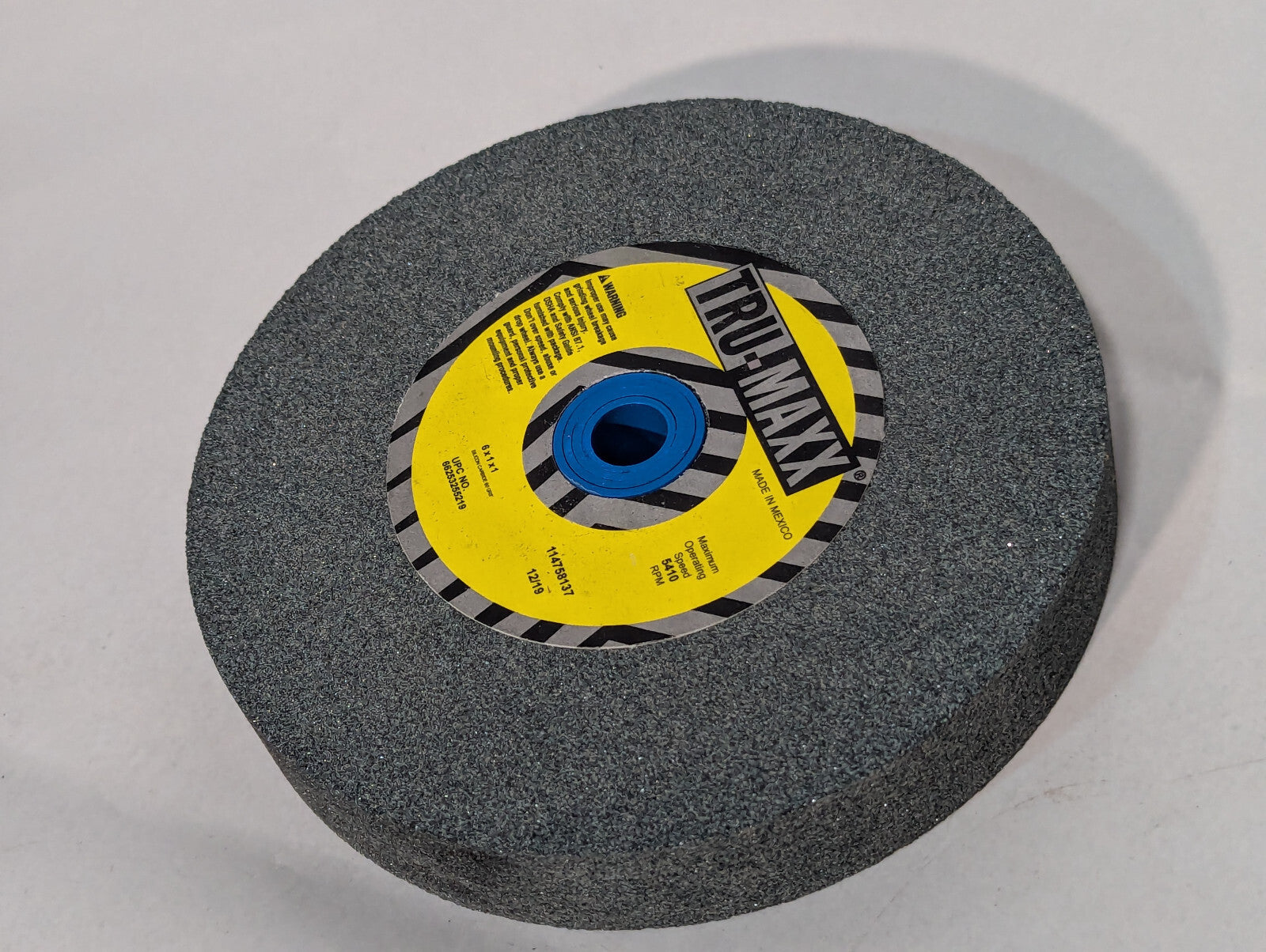 Tru-Maxx 6x1x1, 60 Grit Grinding Wheel, Silicon Carbide, 66253255219, 5410 RPM