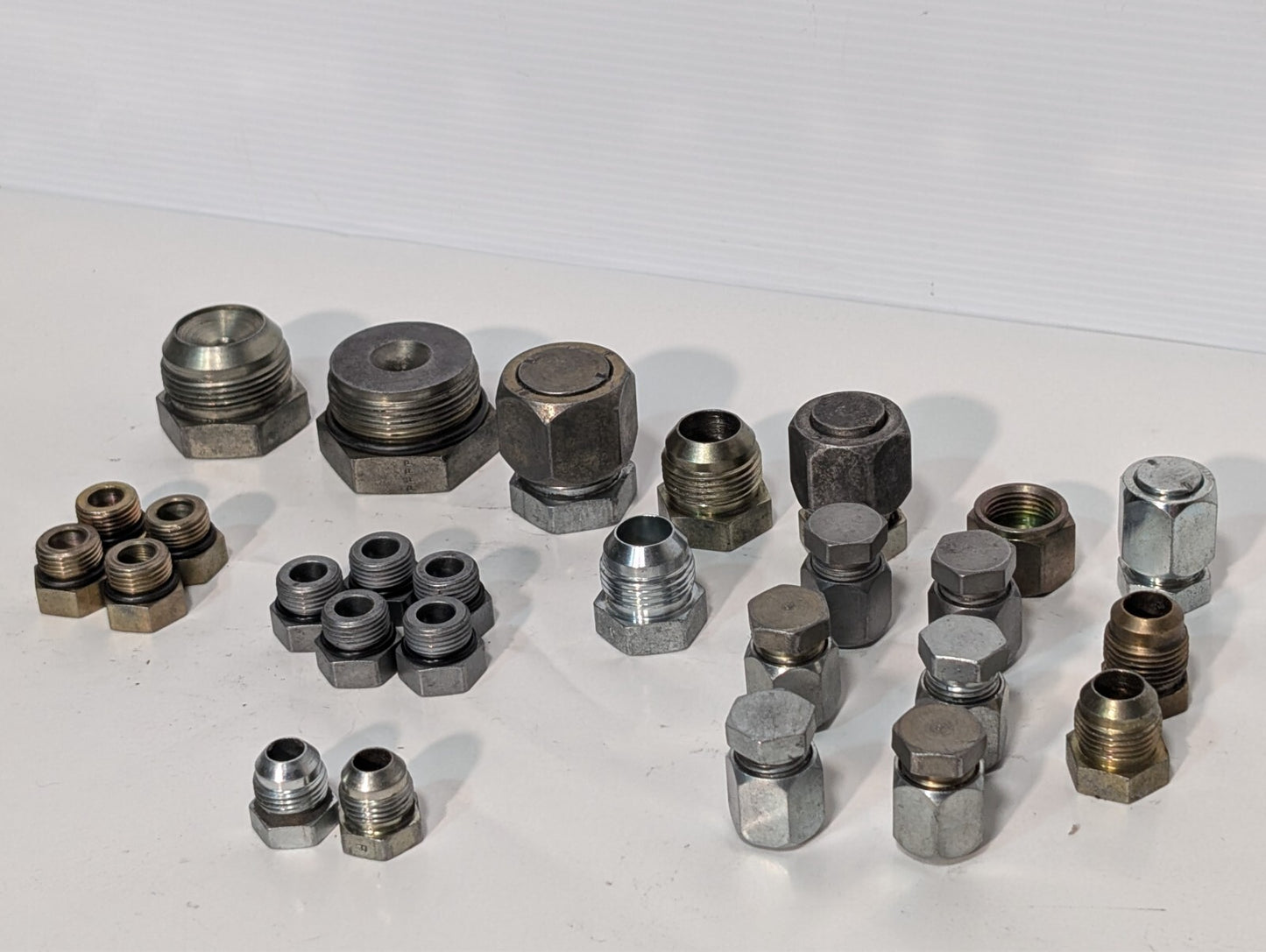 (27) High Pressure Compression Tube Fitting Adaptors Hex Head and Assorted Other