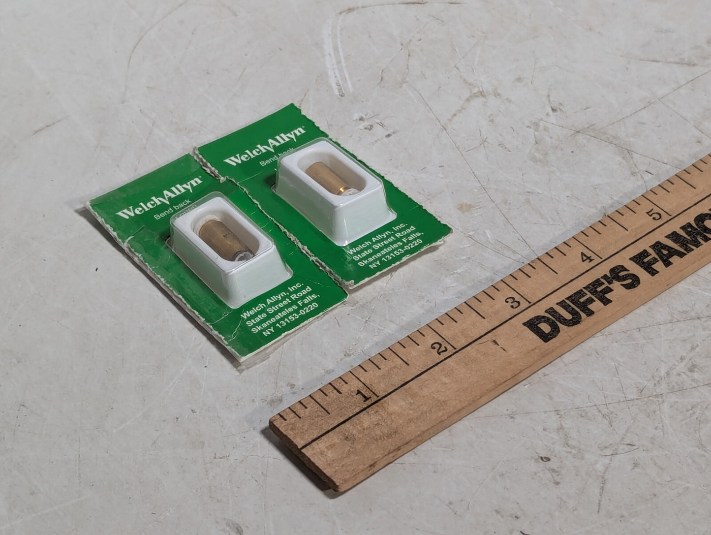 (2) Welch Allyn 04900-U Replacement Bulbs for Opthalmoscopes (11720,11730,11735)