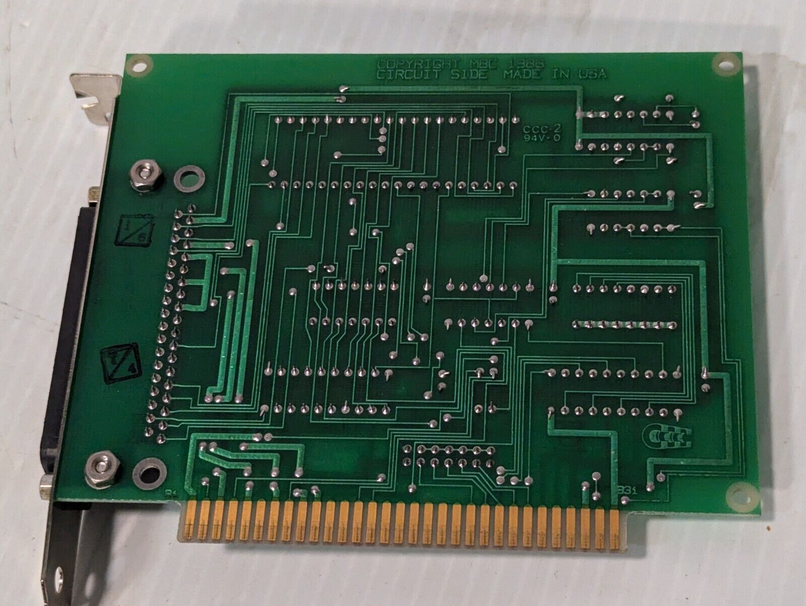 Metrabyte PC6062 Rev E parallel I/O card, Rev. 8808 - Free Shipping