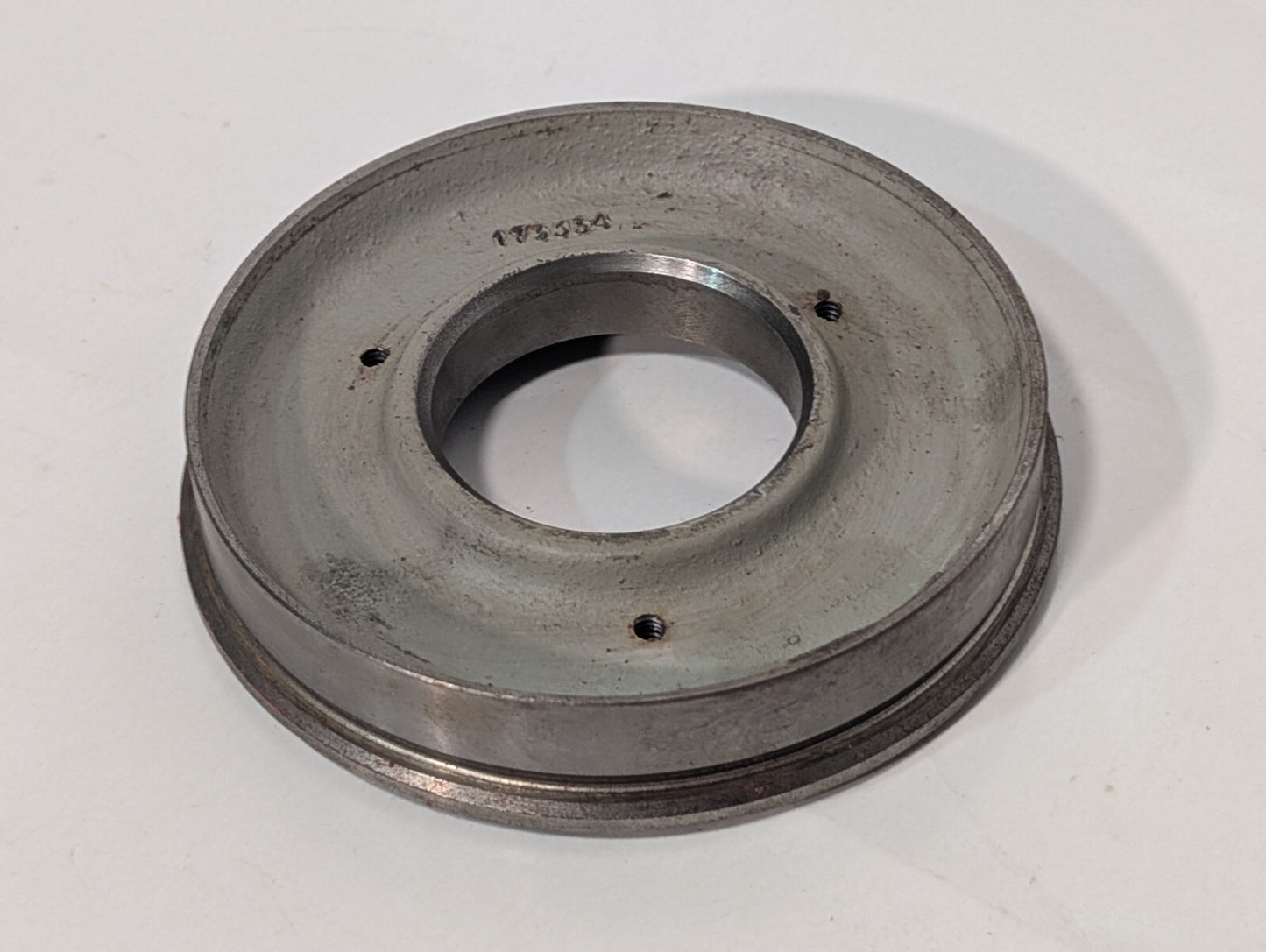 Unbranded 173334 Steel Pulley with 3 Threaded Bolt Holes, 5" OD