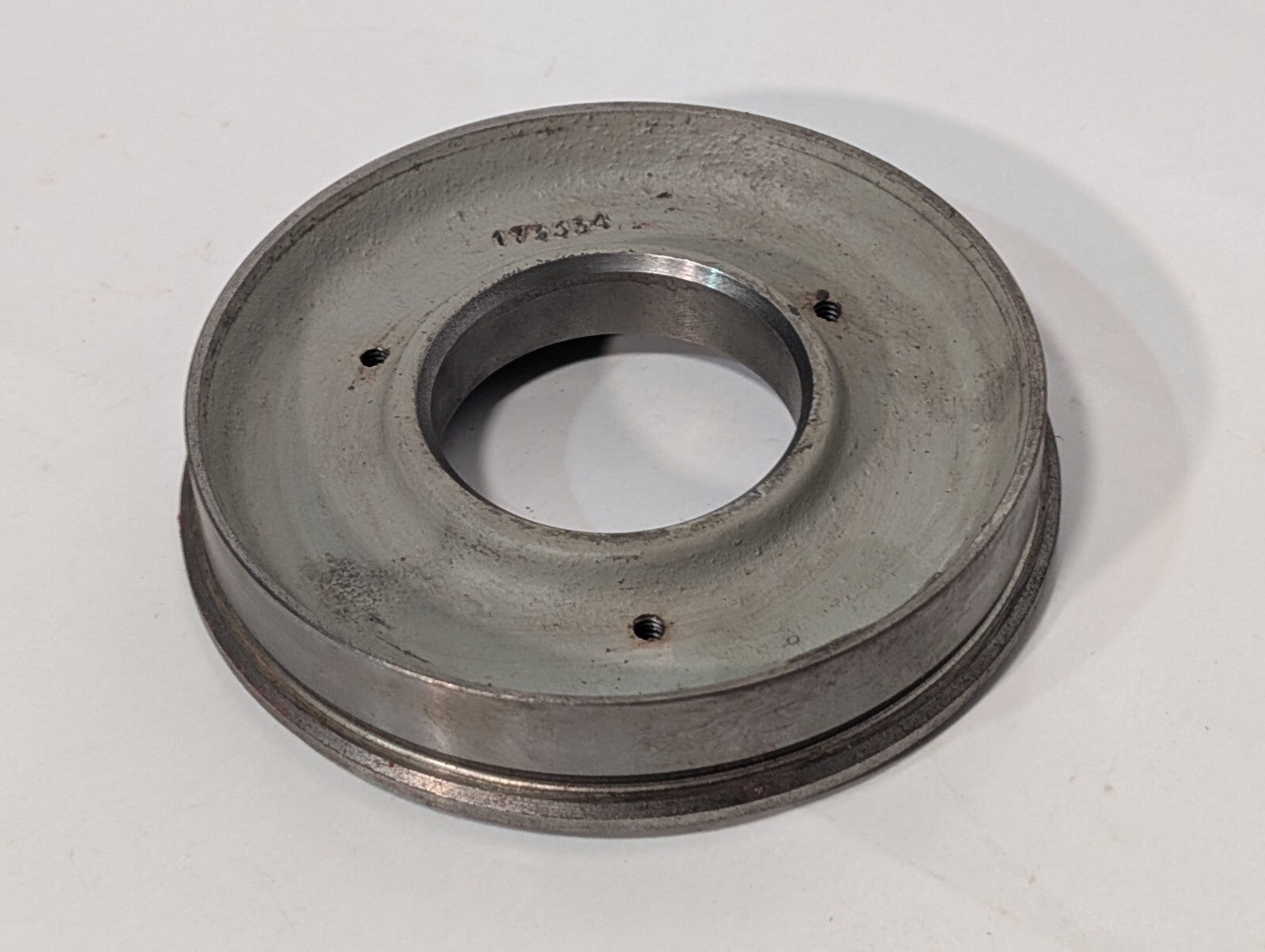 Unbranded 173334 Steel Pulley with 3 Threaded Bolt Holes, 5" OD